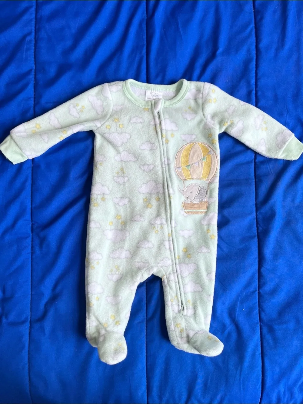 CARTER’S Baby Fleece Footed Pajamas (5) 0-3 Months